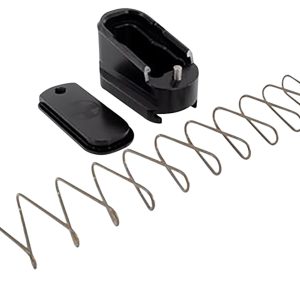 Shield Arms G43ME2BLK Magazine Extension +2 Extended 2rd Compatible w/Glock 43, Black Anodized Aluminum