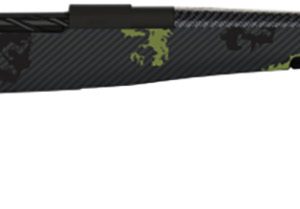 Fierce Firearms ROG300WIN22BF Carbon Rogue Full Size 300 Win 3+1 22" Carbon Fiber Hand Lapped/Match Grade Threaded Barrel, Black Cerakote Steel Receiver, Forest Camo Fierce Rogue Carbon Fiber Stock