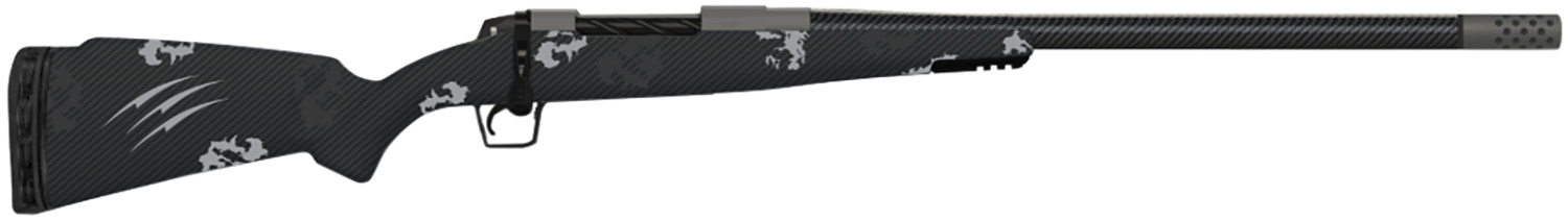 Fierce Firearms TROG308WIN22GP CT Rogue 308 Win 4+1 22" Carbon Fiber Barrel, Glacier Cerakote Titanium Rec, Phantom Camo Rogue Stock