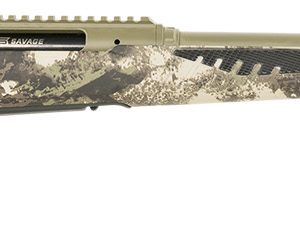 Savage Arms 58027 Impulse Big Game 300 WSM 2+1 24" Threaded, Hazel Green Barrel/Rec, Woodland Camo AccuStock with AccuFit, Includes Detachable Box Mag