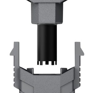 Real Avid AVARFSAPRO Front Sight Adjuster Pro Black/Gray for 4 & 5 Pin Sight (AR-15)