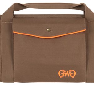 Allen 1104-52 Highland Shotgun Case 52" Brown Quilted Polyester Exterior, Front Flap Pocket w/Magnetic Closure, Lockable Zipper