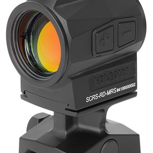 Holosun SCRSRDMRS SCRS Black Anodized 1 x 20 mm 2 MOA Red Dot/65 MOA Circle Multi Reticle