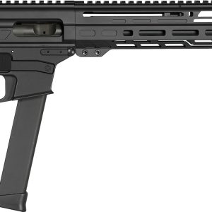 CMMG 99A806DAB Dissent MKGS 9mm Luger 33+1 10.50", Black, Picatinny Brace Adapter, 5.50" M-LOK Handguard, Left Side Charging Handle, Zeroed Linear Comp, Zeroed Drop-In Single Stage Trigger