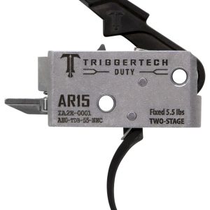 TriggerTech AH0TDB55NNC Duty Mil-Spec Two-Stage Curved 5.5 lbs Draw Weight Fits AR-15
