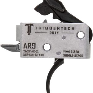TriggerTech AH9SDB33NNC Duty  Curved Trigger Single-Stage 3.50 lbs Draw Weight Fits AR-9