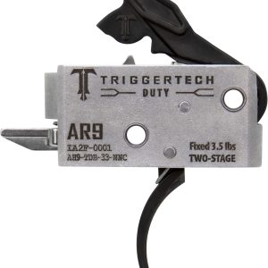 TriggerTech AH9TDB33NNC Duty  Curved Trigger Two-Stage 3.50 lbs Draw Weight Fits AR-9