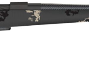 Fierce Firearms FCTRXP65PRC22BU CT Rival XP 6.5 PRC 3+1 22" C3 Carbon Fiber, Black Titanium Rec, Urban Camo Carbon Fiber Rival Stock with Adj. Cheek Piece, Radial TI Muzzle Brake