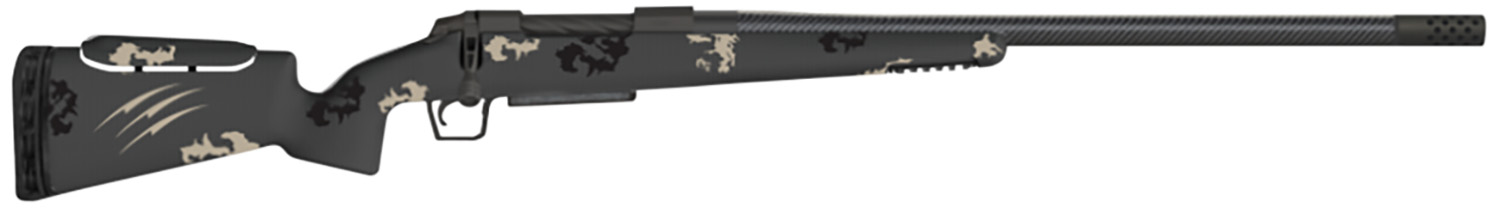 Fierce Firearms FCTRXP65PRC22BU CT Rival XP 6.5 PRC 3+1 22" C3 Carbon Fiber, Black Titanium Rec, Urban Camo Carbon Fiber Rival Stock with Adj. Cheek Piece, Radial TI Muzzle Brake