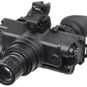 AGM Global Vision 12W7P122153211 Wolf-7 PRO NL1 Night Vision Goggles Black 1x 27mm, Generation 2+ Level 1, 45-54 lp/mm Resolution, Green Filter