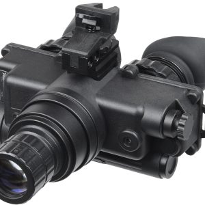 AGM Global Vision 12W7P122154211 Wolf-7 PRO NW1 Night Vision Goggles Black 1x 27mm, Generation 2+ Level 1, 45-54 lp/mm Resolution, White Filter