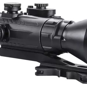 AGM Global Vision 15WP4423484111 Wolverine Pro-4 3AW1 Night Vision Rifle Scope Matte Black 4x70mm Gen 3 Auto-Gated White Phosphor Level 1 Illuminated Red Chevron w/Ballistic Drop Reticle