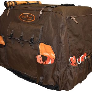 Mud River MRM1556 Dixie Insulated Kennel Cover Brown Polyester L-Extended 37" x 26" x 28.5"