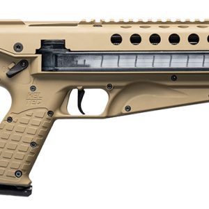 Kel-Tec R50TAN R50 5.7x28mm 50+1 16.10" Threaded Barrel, Tan Receiver & Polymer Grip, Side-Folding Stock, Adjustable Sights, QD Sling Mount