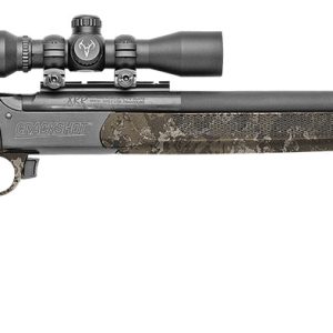 Traditions CRX6-2200625 Crackshot XBR Package 22 Cal/27 Long Cal 16.50"-20" Blued Barrel/Rec, Veil Wideland Stock Includes Two Barrels, 4x32 Scope, Three Firebolt Arrows