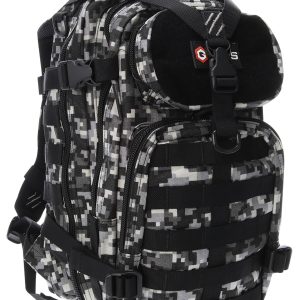 GPS Bags T1611BOBGD Bugout Bag Tactical Gray Digital 600D Polyester 2 Handguns