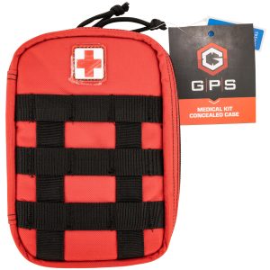 GPS Bags MEDCKITRD Medical Concealed Red Holds 1 Handgun
