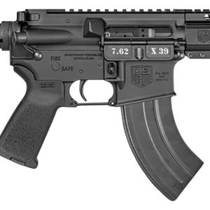 Diamondback DB1912O001 DB15 7.62x39mm 28+1 7", Black, Carbon Lower, 6" M-LOK Handguard, Padded Buffer Tube, Magpul Grip