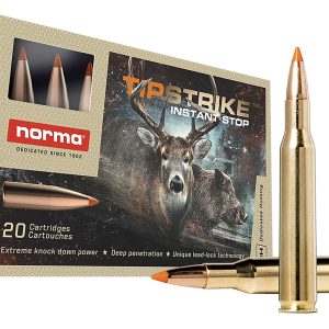 Norma Ammunition 20169292 Dedicated Hunting Tipstrike 270Win 140gr Polymer Tip 20 Per Box/10 Case