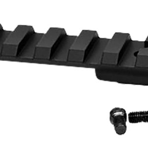 Warne V450M Vapor Picatinny Rail Black Anodized Aluminum Howa 1500/Weatherby Vanguard Except Weatherby MK V Short Action, 0 MOA