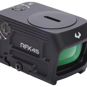 Viridian 9810058 RFX45 Black Anodized 1 x 24 mm x 15.5 mm 5 MOA Green Dot ACRO/Docter
