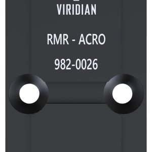 Viridian 9820026 RFX45 RMR Mounting Adapter Black Anodized