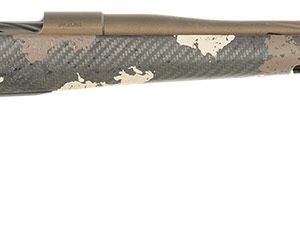 Fierce Firearms FRG7PRC24MM Twisted Rage Full Size 7mm Rem 3+1 24" Midnight Bronze Cerakote Fluted Threaded Barrel & Receiver, Trophy Camo C3 Carbon Rage w/Pic Rail Carbon Fiber Stock