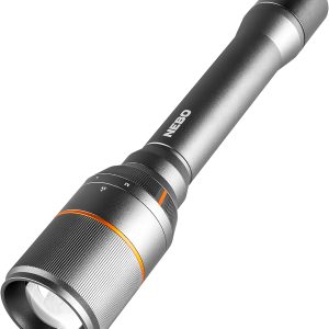 NEBO NEBFLT0022 Davinci 5000 Flashlight Gray 100/1000/5000 Lumens White LED