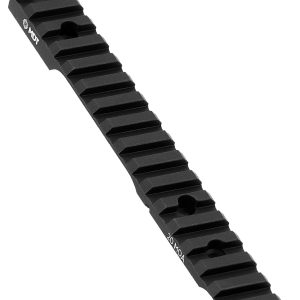 Mdt Sporting Goods Inc 102187BLK Picatinny Scope Rail Black Anodized Aluminum 11" Long, Fits Remington 700 SA, 20 MOA