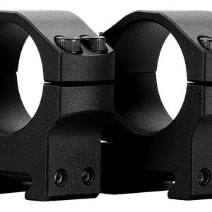 Mdt Sporting Goods Inc 103347BLK Premier Scope Ring Set Black Aluminum 30mm Tube Medium