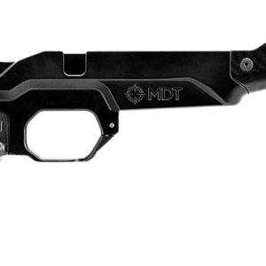 Mdt Sporting Goods Inc 104999BCF HNT26 Chassis Carbon Fiber Furniture, Aluminum Base, Folding Stock with Adj. Cheekrest, M-LOK Forend, QD Sling Mounts, AR-Style Grip Fits Short Action Remington 700