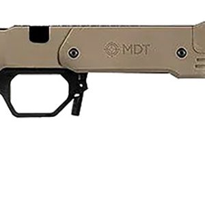 Mdt Sporting Goods Inc 104690FDE XRS Chassis FDE Aluminum Core with Polymer Panels, Adj. Cheekrest, M-LOK Forend, Interchangeable Grips, AICS Mag Compatible, Fits Short Action Howa 1500