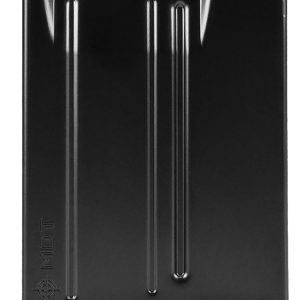 Mdt Sporting Goods Inc 102013BLK AICS Magazine 10rd Extended 308/6.5 Creedmoor Short Action Black Steel w/ Binder Plate