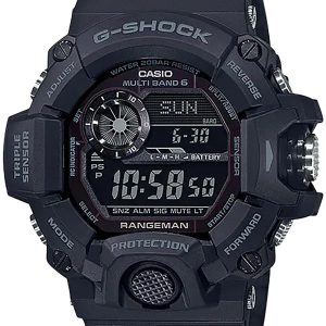 G-shock/vlc Distribution GW94001B G-Shock Tactical Rangeman Keep Time Blackout Size 145-215mm Features Digital Compass