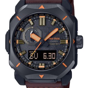 G-shock/vlc Distribution PRW6900YL5 Casio Pro Trek Black/Brown Size 145-215mm Features Digital Compass