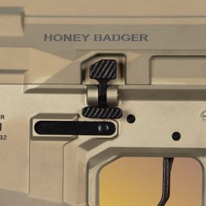 Q LLC ACCBBC Balanced Bolt Catch Oversized AR-15 Black Stainless Steel AR Platform