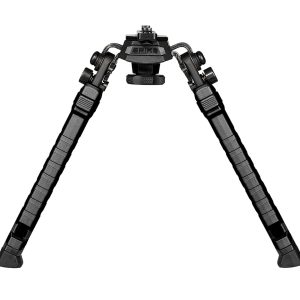 FAB Defense FXSPIKEMB Spike Tactical Bipod 7.09"- 9.88" Adj., Rotating & Tilting, Rubber Feet, Includes Leg Extensions, M-LOK Rail Compatible Black Polymer & Aluminum