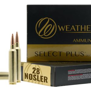 Weatherby R28NS180VLD Select Plus 28Nosler 180gr 20 Per Box/10 Case