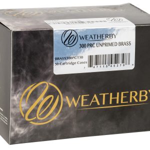 Weatherby BRASS300PCT50 Unprimed Cases 300PRC Rifle Brass 50/Box