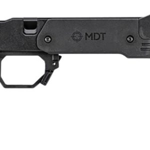 Mdt Sporting Goods Inc 105524BLK XRS Chassis Black Aluminum Core with Polymer Panels, Adj. Cheekrest, M-LOK Forend, Interchangeable Grips, Fits Tikka T1X