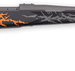 Weatherby VYH308NR2B Vanguard Compact Hunter 308 Win 5+1 20", Tungsten Gray Barrel/Rec, Black w/Gray & Orange Sponge Accents Monte Carlo Stock, Accubrake Muzzle Brake