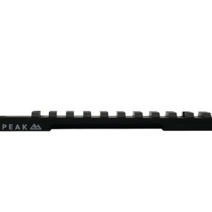 Weatherby J010003 Picatinny Rail Matte Black Aluminum Weatherby Model 307 Integrated Weaver Mount Long Action 20 MOA