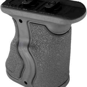 FAB Defense FXGRADMB Gradus Ergonomic Forward Grip Angled, Black Polymer with Rubber Overmold, Fits M-Lok Rail