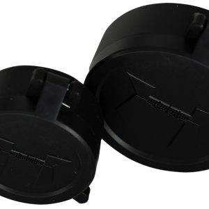 Huskemaw Optics 20SFC416 Blue Diamond Flip-Up Lens Caps Black Rubber 42mm Objective, Compatible w/Blue Diamond 4-16x42mm