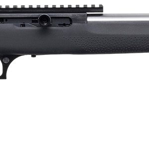 Magnum Research SBA22WMH Magnum Lite Straight Bolt 22 WMR 9+1 19" Black Threaded Barrel, Black Anodized Aluminum Receiver w/Picatinny Rail, Black Hogue OverMolded Polymer Stock
