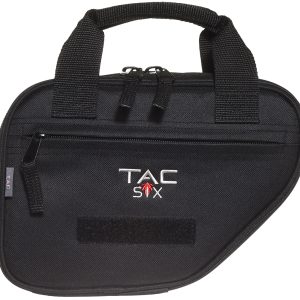 Tac Six 10940 Battalion Handgun Case 10" Long Black Neoprene Holds 1