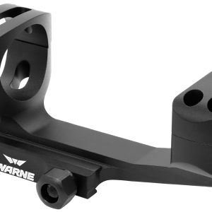 Warne XSKEL1TW X-SKEL Scope Mount/Ring Combo Black Anodized 1" 0 MOA