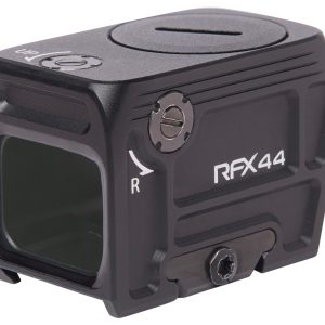 Viridian 9810112 RFX44 Black Anodized 1 x 21 mm x 16.5 mm 5 MOA Green Dot ACRO Footprint/Picatinny Low Mount