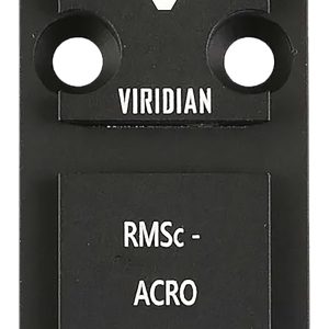 Viridian 9820031 RFX 44 Shield RMSc Mounting Adapter Black Anodized