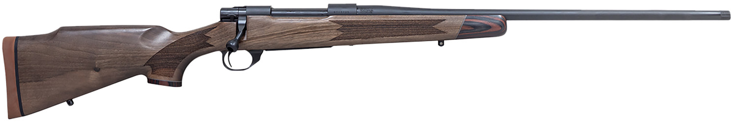 Howa HWH308LUX M1500 Super Deluxe Full Size 308 Win 4+1 22" Black Threaded Barrel, Matte Blued Drilled & Tapped Steel Receiver, Walnut Fixed Wood Stock